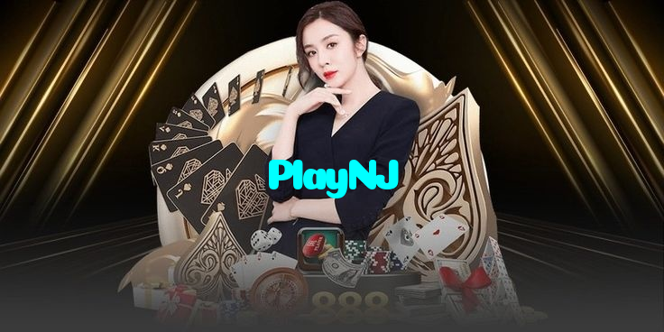 PlayNJ casino presented on mobile device in Pakistan with slots and live games